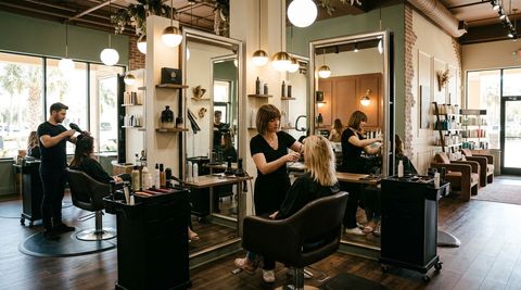 Illustration of The Ellison Salon & Spa, Inc., hair salon in Sebring, FL